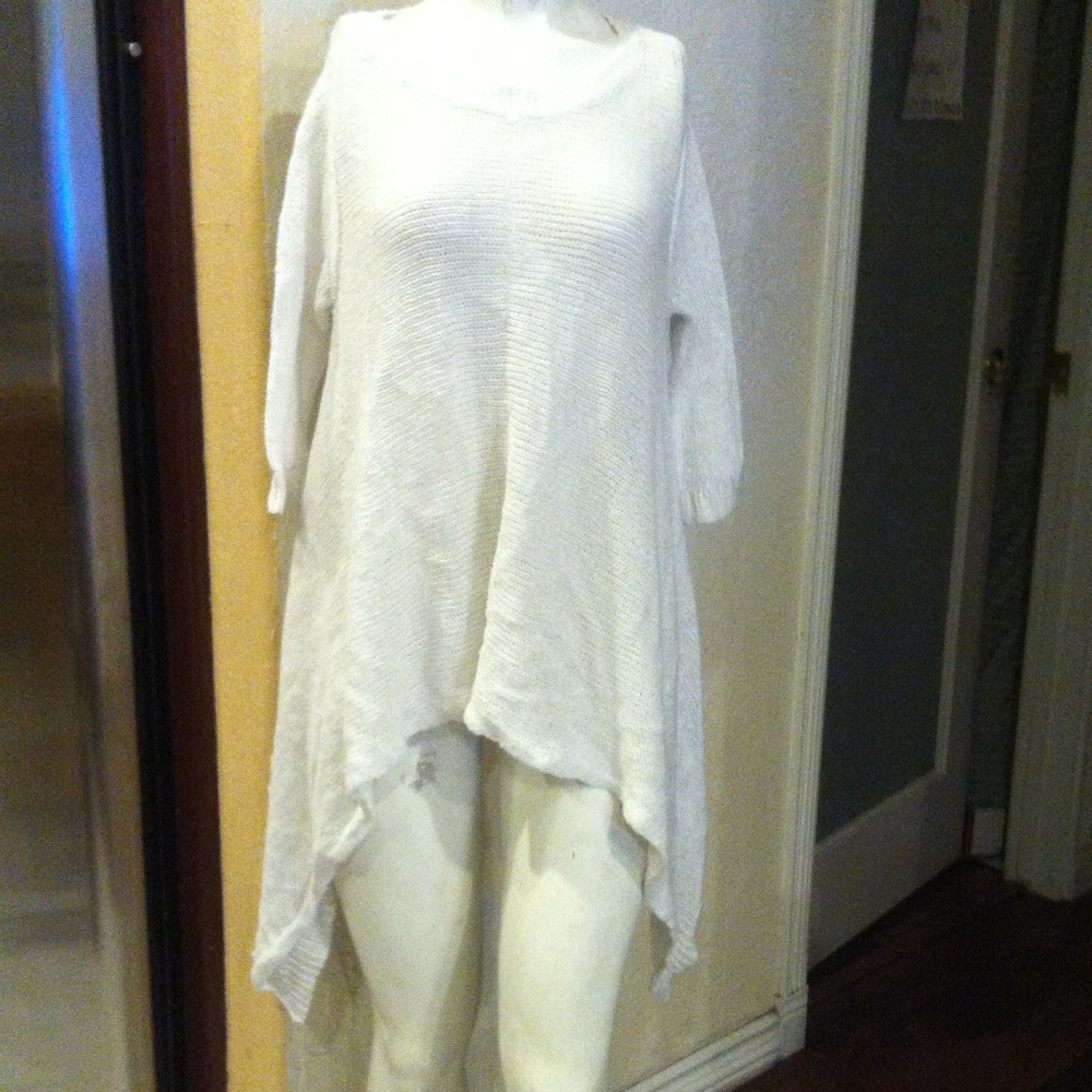 Zen beach asymmetrical sweater